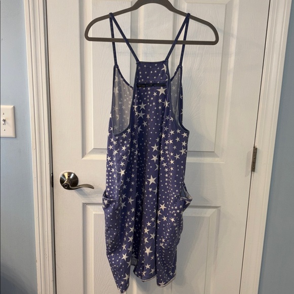 FP Movement Hot Shot Printed Romper in Indigo Stars, size M - Picture 8 of 12